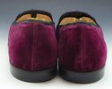 CARROLL & CO. sz 9.5 ENGLISH VELVET SLIPPERS 51734