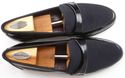 FERRAGAMO sz 9.5 DEAN PATENT TUXEDO LOAFERS UH3213