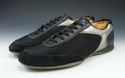 PRADA sz 7 NYLON MESH & LEATHER SNEAKER 4E1020 MEN