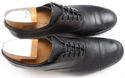 PRADA sz 6.5 LEATHER CAP TOE OXFORDS 2E2720 MENS B