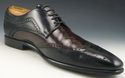 DOLCE & GABBANA sz 8 PATENT WINGTIP OXFORDS MENS B