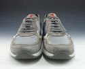 PRADA sz 9.5 SUEDE & NYLON SNEAKER 4E2006 MENS GRA