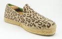 STUBBS & WOOTTON sz 43 LEOPARD PRINT CANVAS ESPADR