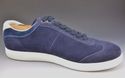 PRADA sz 10.5 SUEDE LACE UP SNEAKER 4E2431 MENS BL