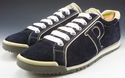 PRADA sz 7.5 SUEDE ROUND TOE LACE UP SNEAKERS 4E21