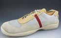 PRADA sz 7 SUEDE & NYLON MESH SNEAKER 204E1069 MEN