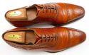 MAGNANNI sz 10 SANTIAGO LEATHER CAP TOE OXFORDS 13