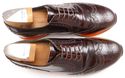 PRADA sz 9.5 PATENT LEATHER WINGTIP SNEAKERS 2EE11