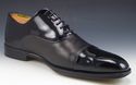 MAGNANNI sz 8.5 CESAR PATENT CAP TOE OXFORDS 13880