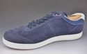 PRADA sz 10.5 SUEDE LACE UP SNEAKER 4E2431 MENS BL