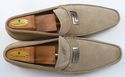 VERSACE sz 44.5 SUEDE DRIVING MOCCASINS DSU3321 ME