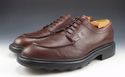 TOD'S sz 8 LEATHER SPLIT TOE OXFORD MENS BROWN fit