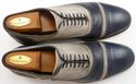 JOHN VARVATOS sz 10.5 FLEETWOOD CAP TOE OXFORDS ME