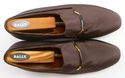 New - BALLY sz 9.5 PARK LANE FABRIC BIT LOAFERS ME