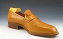 GUCCI sz 41 WOVEN LEATHER STRAP LOAFERS 110097 MEN