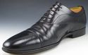 DOLCE & GABBANA sz 9 LEATHER CAP TOE OXFORDS 25489