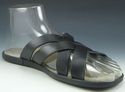 FERRAGAMO sz 7 TIRRENO LEATHER STRAP SANDALS TV370