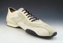 FERRAGAMO sz 12 AIRES SUEDE & LEATHER SNEAKER TV89