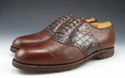 FOOTJOY CLASSICS sz 8 B SPIKELESS LEATHER GOLF SHO