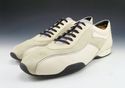 FERRAGAMO sz 12 AIRES SUEDE & LEATHER SNEAKER TV89