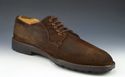 FERRAGAMO sz 11.5 B SUEDE PLAIN TOE OXFORD UH16510