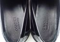 New - GUCCI sz 8.5 PATENT LEATHER BIT LOAFER 28677