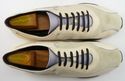 FERRAGAMO sz 12 AIRES SUEDE & LEATHER SNEAKER TV89