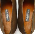 FERRAGAMO sz 11.5 B SUEDE PLAIN TOE OXFORD 7336220