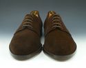 FERRAGAMO sz 11.5 B SUEDE PLAIN TOE OXFORD 7336220