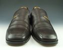 GUCCI sz 11.5 LEATHER APRON TOE LOAFER 1101544 MEN