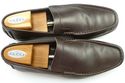 GUCCI sz 12 LEATHER MOCCASIN TOE DRIVING LOAFER 11