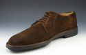 FERRAGAMO sz 11.5 B SUEDE PLAIN TOE OXFORD UH16510