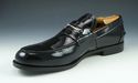 New - GUCCI sz 8.5 PATENT LEATHER BIT LOAFER 28677