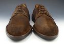 FERRAGAMO sz 11.5 B SUEDE PLAIN TOE OXFORD UH16510