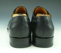 GUCCI sz 8 LEATHER CAP TOE OXFORD 154011 MENS BLAC