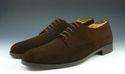 FERRAGAMO sz 11.5 B SUEDE PLAIN TOE OXFORD 7336220