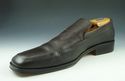 GUCCI sz 11.5 LEATHER APRON TOE LOAFER 1101544 MEN