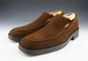 New - GUCCI sz 41.5 E SUEDE LOAFER 1101581 MENS BR