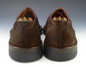 FERRAGAMO sz 11.5 B SUEDE PLAIN TOE OXFORD UH16510