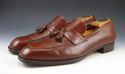 FERRAGAMO sz 12 LEATHER TASSEL LOAFER UH19893 MENS