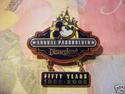 Disney Pins Mickey Castle DLR AP Exclusive 50 Year