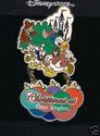 WDW Disney Pins Christmas Tree Donald Duck & Bear 