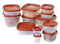 NEW Rubbermaid 7J98 Easy Find Lid 24-Piece Food Ea