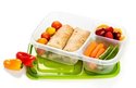 NEW EasyLunchboxes 3-Compartment Bento Lunch Box F