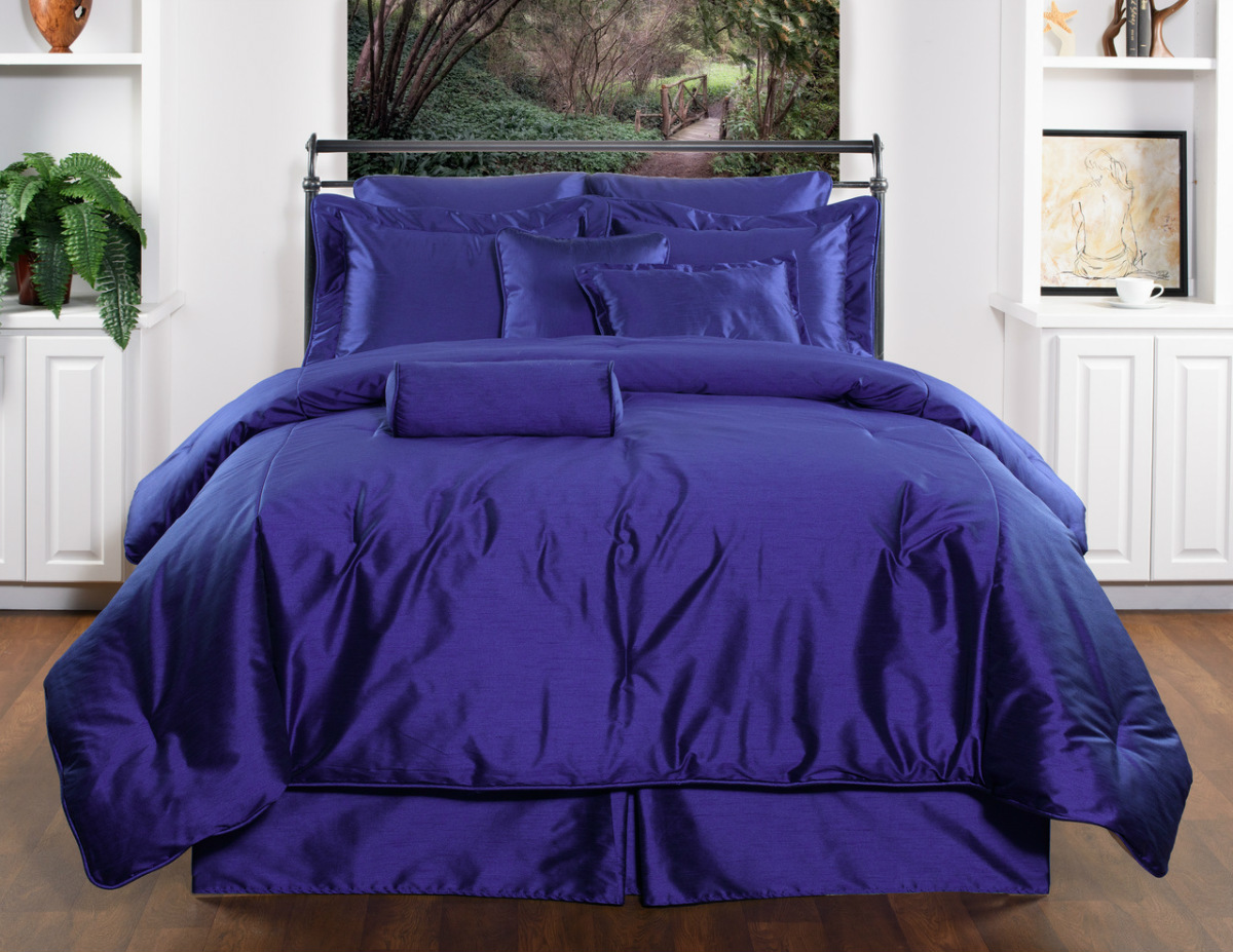 royal blue comforter set king