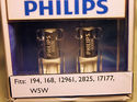 PHILIPS LED  194/168/T10/W5W 6000K X 2 SETS BULB I