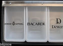 Bacardi 6 Slot Bar Caddy Liquor Rum Fruits Garnish