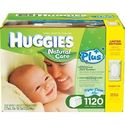 NEW Huggies Natural Care Plus Baby Wipes 1120 ct A