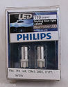 Genuine Philips 6000K T10 W5W LED Bulbs for Parkin
