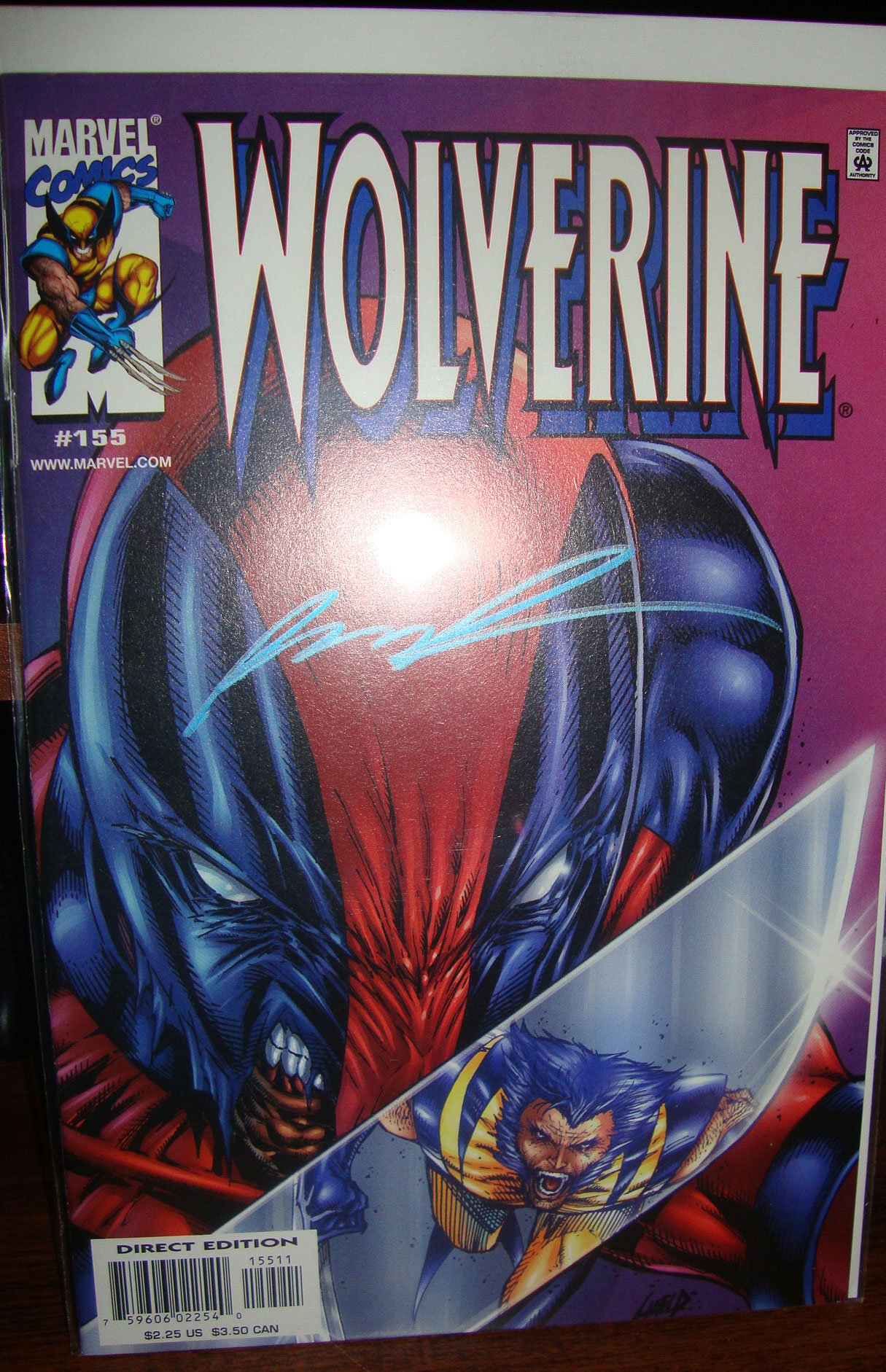 Jadens Collectibles And Toys : Wolverine #155 VHTF - Signed By Liefeld